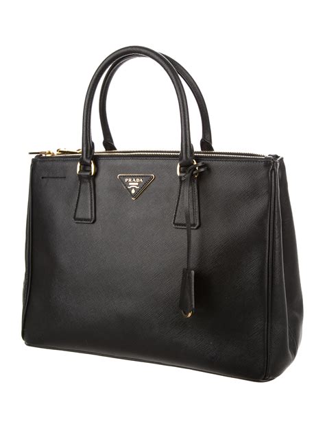 prada nero saffiano cuir double-zip satchel bag|saffiano leather tote.